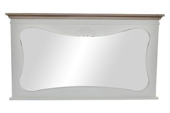 MIROIR BOIS 105X64X4,5 BLANC NATUREL MB146707 1