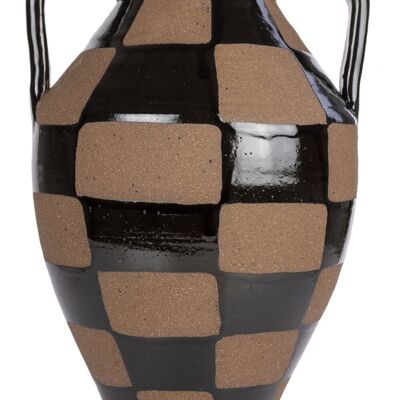 Vase brown black 43 cm VE 2