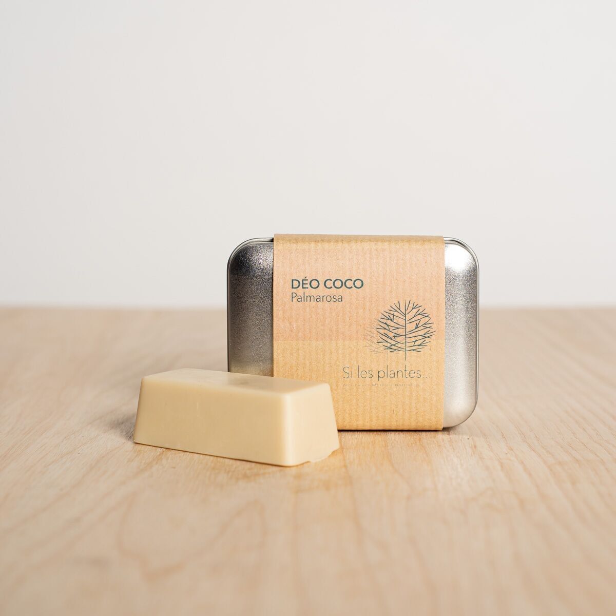 Palmarosa coconut deodorant – In metal box