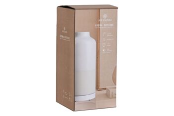 DIFFUSEUR D'ARÔME CÉRAMIQUE 9X9X22 HUMIDIFICATEUR BLANC DA213133 7