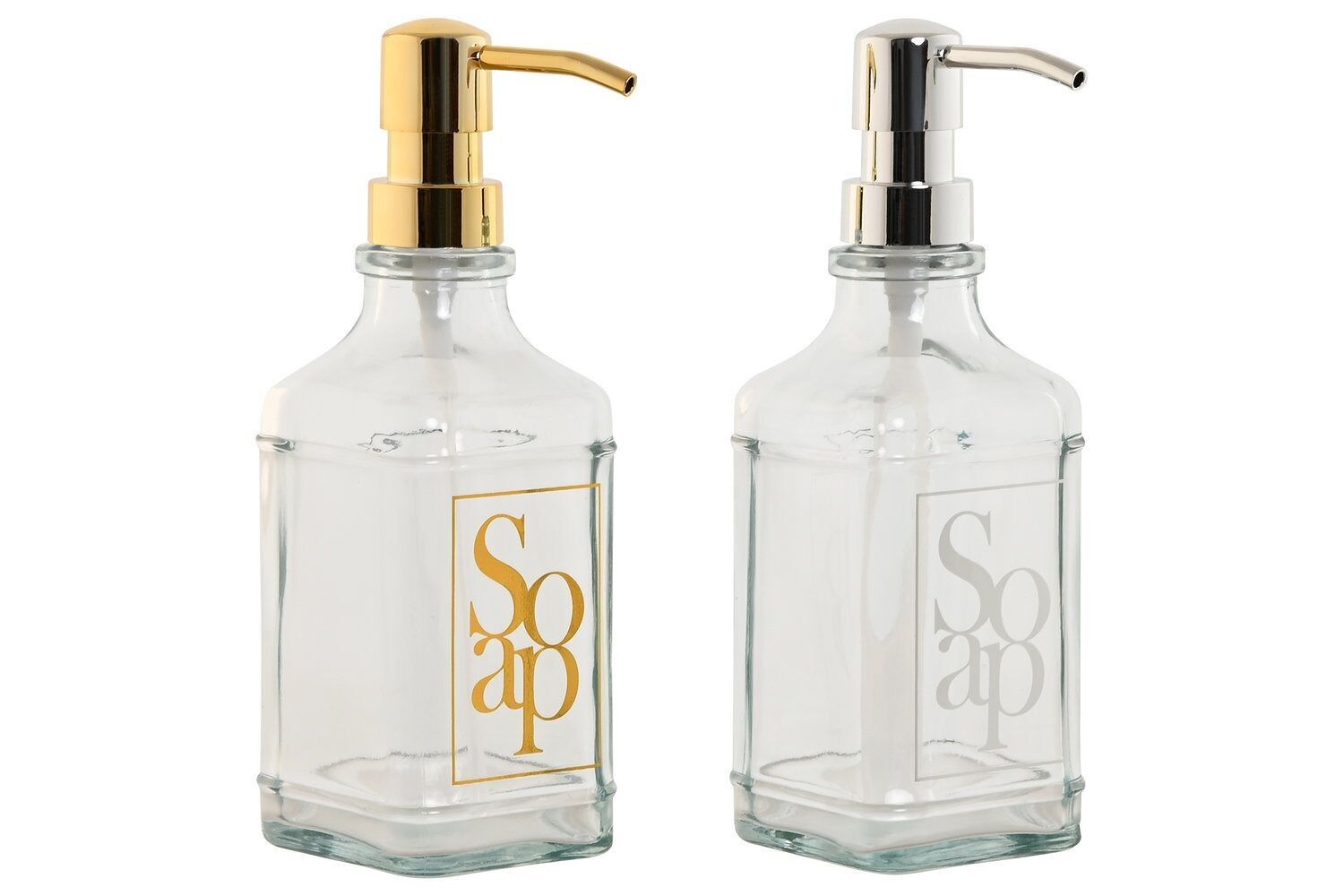 DISPENSER IN VETRO ABS 7X9X21 500ML 2 SURT. PB211651