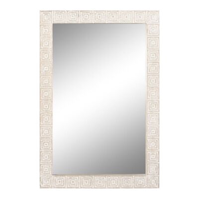 MIRROR MIRROR HANDLE 120X3X76 NATURAL WHITE ES209099