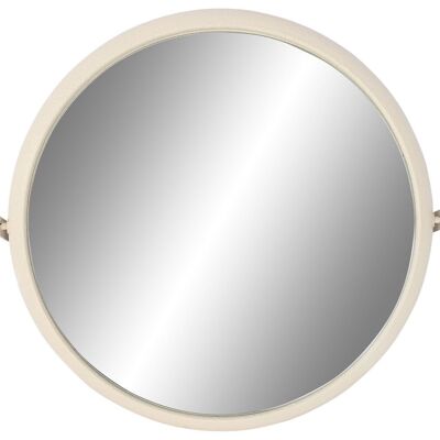Specchio in metallo 60X13X52 Bianco Grezzo ES212235