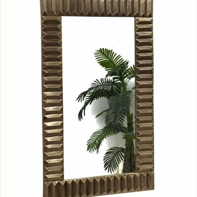 MIROIR MÉTAL 72X4X125 OR MB212229