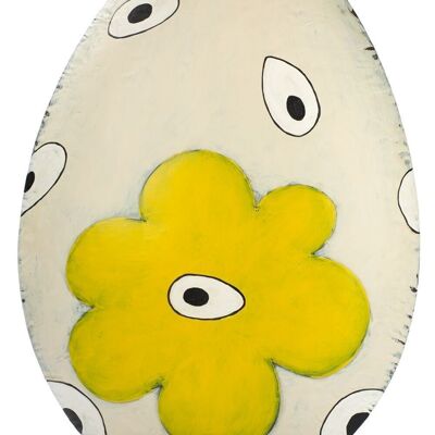 Egg with flower 50 cm VE 2