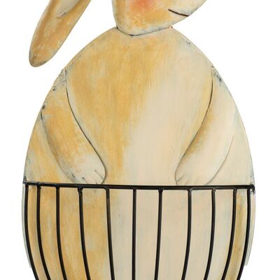 Rabbit with basket 80 cm VE4