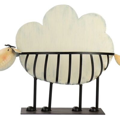 Sheep with basket 50x40 cm VE 4