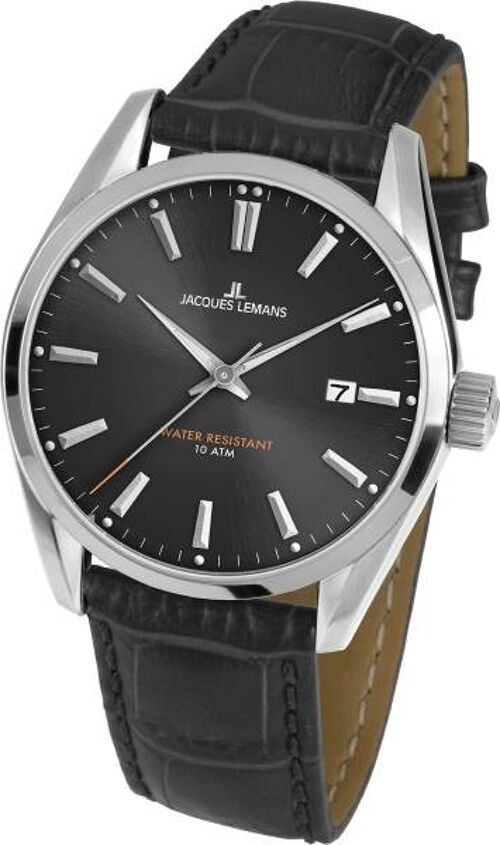 Strap Leather Lemans wholesale Buy Derby Quartz Jacques Men\'s Watch