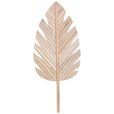 Decoracion Paulownia 24,5X2X59,5 Hoja Natural DH212114