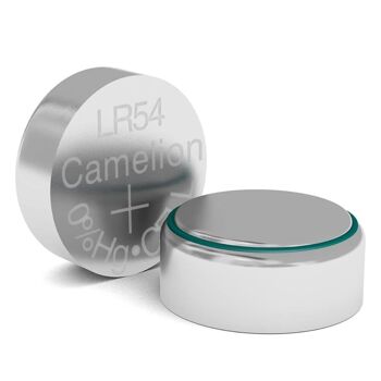 SHOP-STORY - CAMAG10 : Pack de 10 Piles Camelion Alcaline AG10 / LR54 / LR1130 / 389 / 1,5V 3