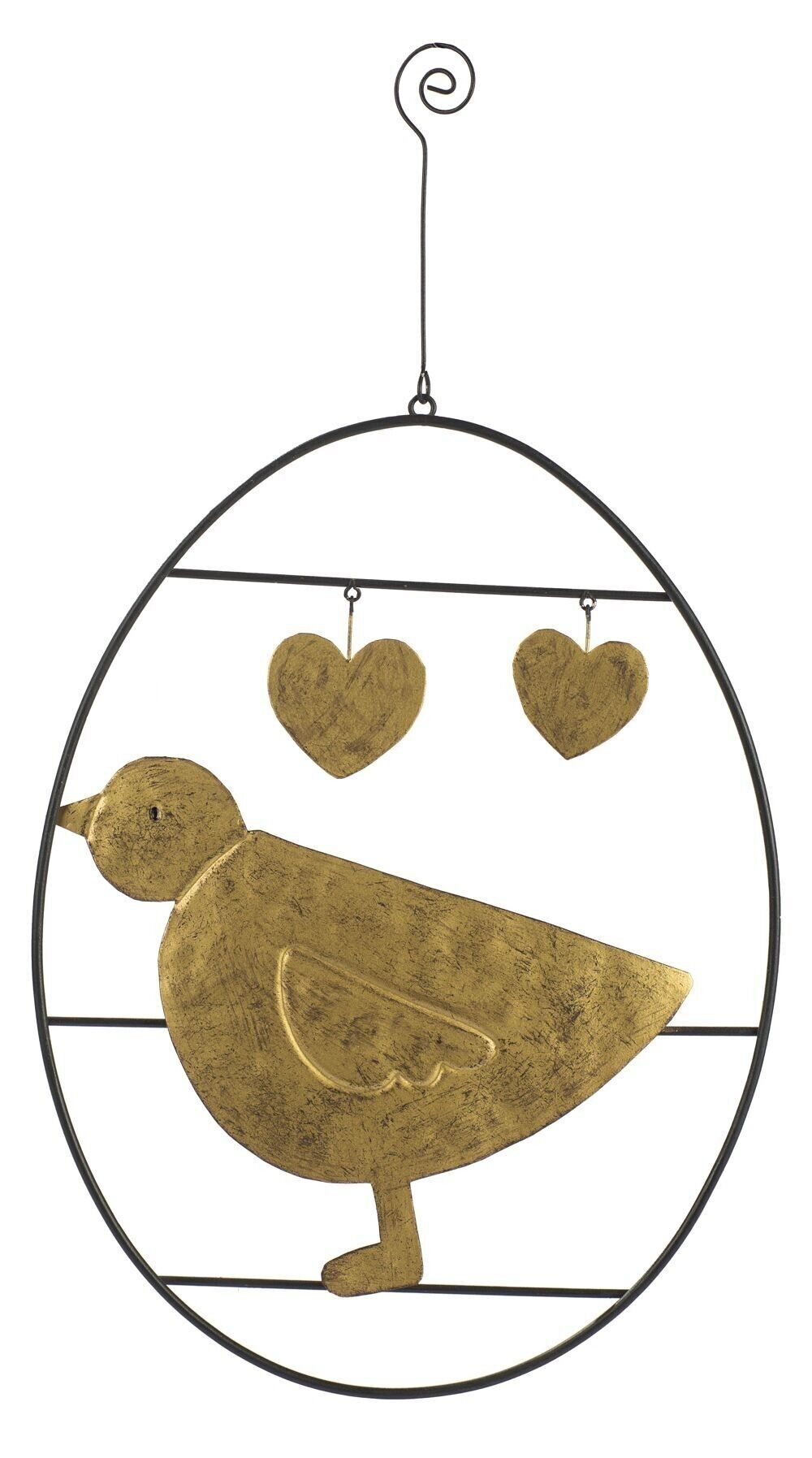 Anhänger Ei mit Vogel 25 cm VE 6