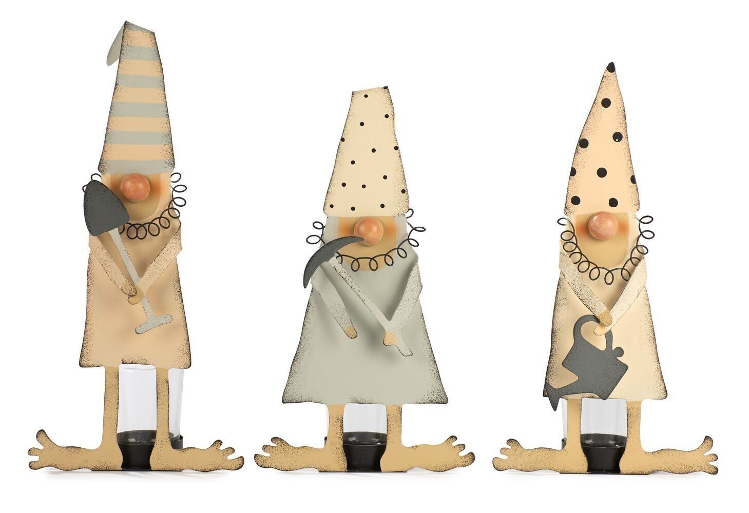 Portacandela nano 3 ass. 28 cm unità di elaborazione 6