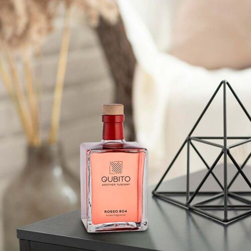 ROSSO 804 (250ML) - HOME DIFFUSER WITH STICKS - HOME FRAGRANCE - MADE IN ITALY