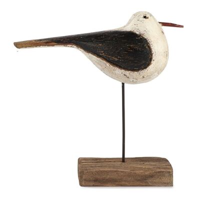 Seagull on a wooden base 12 cm VE 12