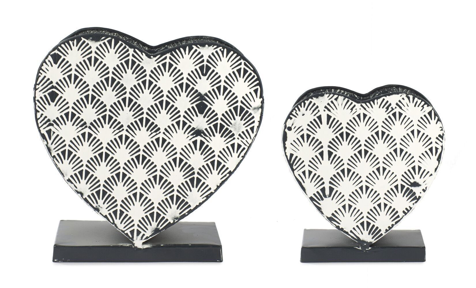 Deko-Herz 2 tlg. SET 19+24 cm VE 2