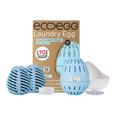 Paquete de 70 lavados de detergente para ropa ecológico Ecoegg