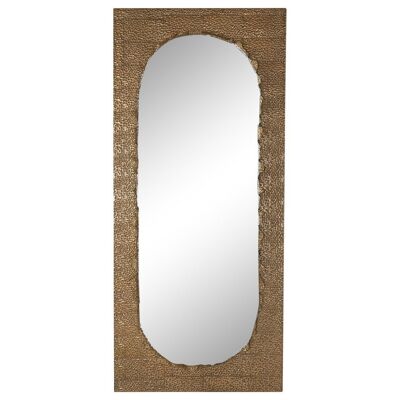 Specchio in metallo 80X6X180 Dorato ES212214