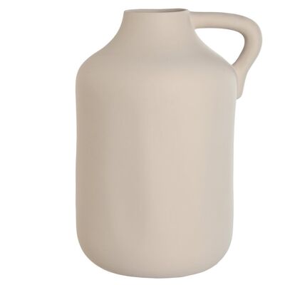 VASO IN GRES 36X31X48 BEIGE MANICO ARTIGIANALE JR211540