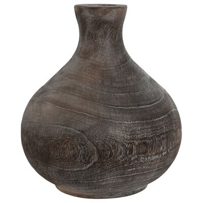 Paulownia-Vase 24X24X27 getragen dunkelgrau JR214233