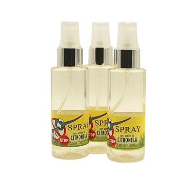 Spray désodorisant anti-moustique à la citronnelle. Utilisation facile et efficacité. 2