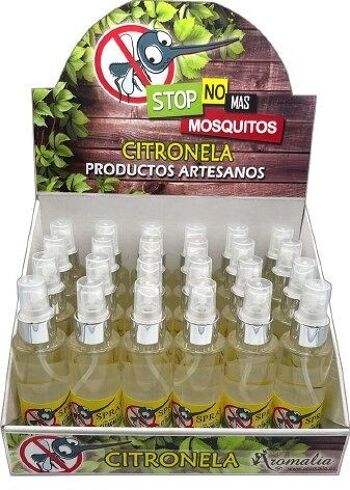 Spray désodorisant anti-moustique à la citronnelle. Utilisation facile et efficacité. 3