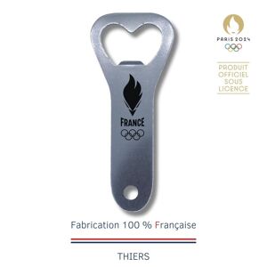 Décapsuleur tout inox Equipe de France Olympique