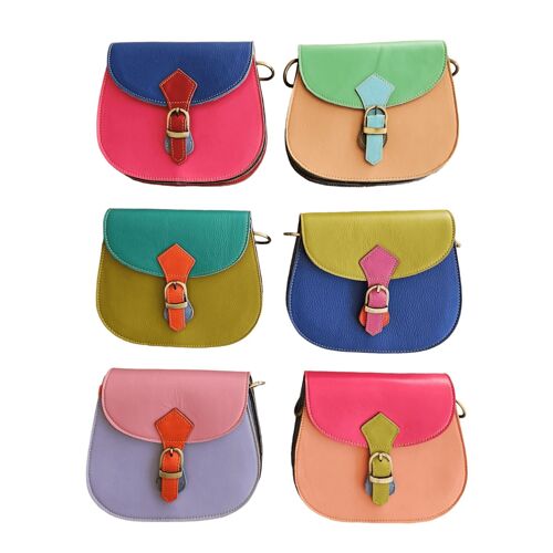 Leather bag Jay (colorfull)