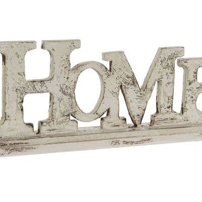 DECORATION MDF 51X8X20 HOME AGED WHITE DH206191
