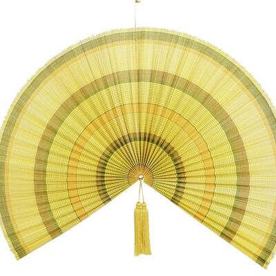 BAMBOO WALL DECORATION 107X4X52 NATURAL FAN DP207551