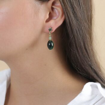 SALONGA  boucles d'oreilles poussoir petit top en abalone 2