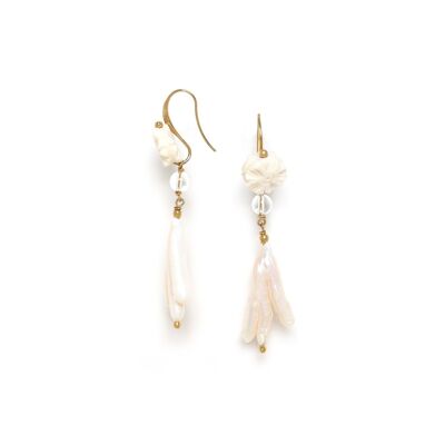 PONDICHERY freshwater pearl hook earrings