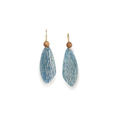 LINAPACAN blue hook earrings