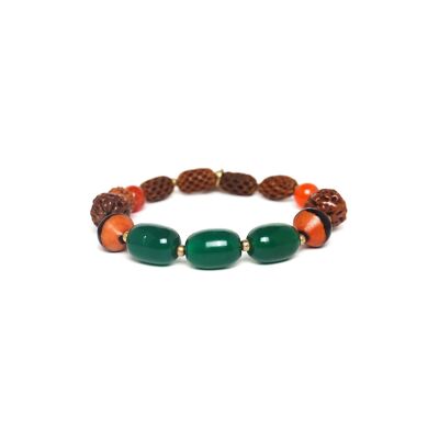 EUPHORIA green stretch bracelet