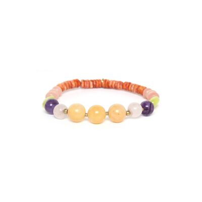 EUPHORIA yellow stretch bracelet