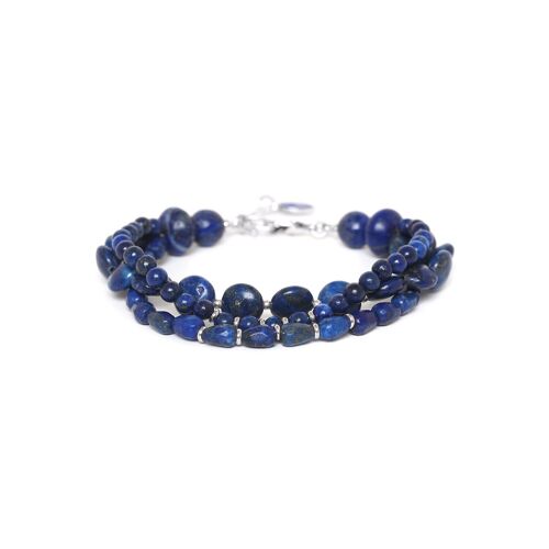 INDIGO  bracelet ajustavle 3 rangs