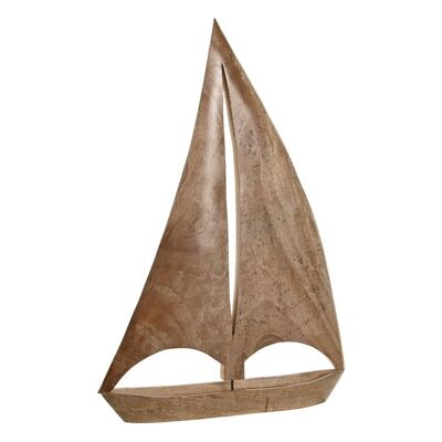 HANDLE DECORATION 50X11X74 NATURAL SAILBOAT NATURAL DH211007