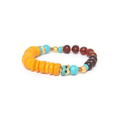 LHASSA  braclet extensible coco orange