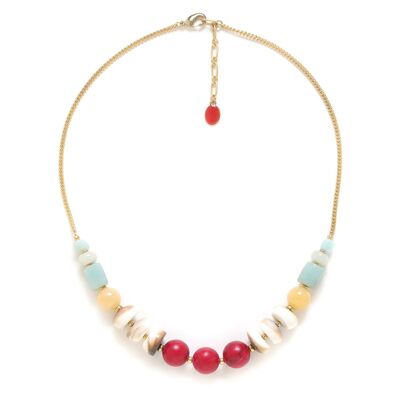 EUPHORIA short red necklace