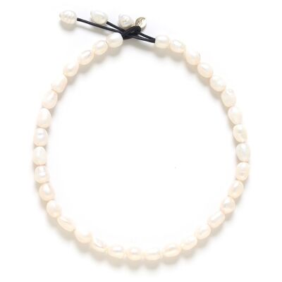 MOONLIGHT semplice collana di perle