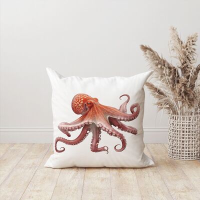 Cojín decoración pulpo terciopelo