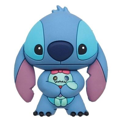 Stitch avec Scrump 3D magnet en mousse