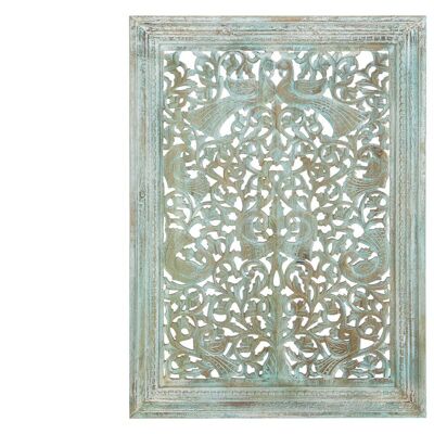 WOODEN WALL DECORATION 85X6X120 HAND CARVED DP208670