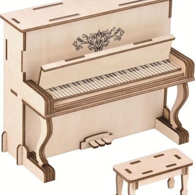 Bouwpakket Piano van hout