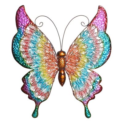 METAL WALL DECORATION 48.5X3X55 BUTTERFLY DP214151
