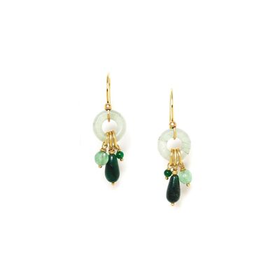 AGATA VERDE hook earrings & tassels