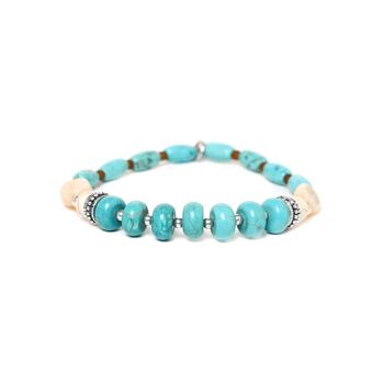 COLORAMA  bracelet extensible Tenerife bleu 2 1