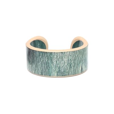 KAPAYA  bracelet rigide fibre de papayer vert