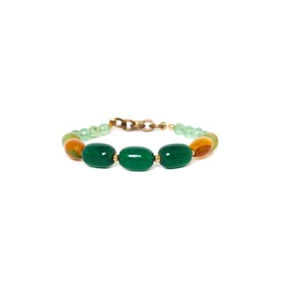 AGATA VERDE bracciale elasticizzato modello piccolo