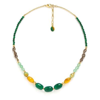 AGATA VERDE short thin necklace