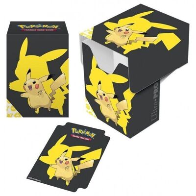 Pokemon Deck Box Negro y Amarillo Pikachu